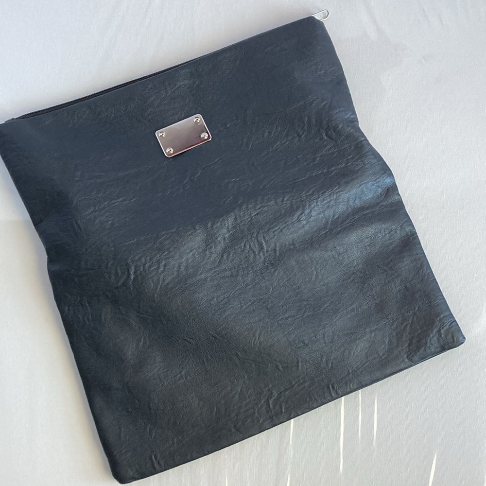 Fashion Studded Fold Over Zipper Clutch - Picture 8 of 10
